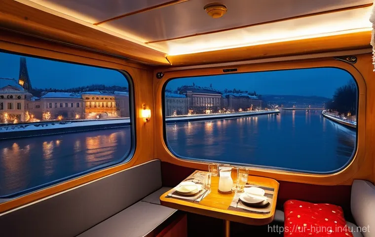 부다페스트 도나우강 크루즈 - **"A breathtaking panoramic view of the Danube River at night, showcasing the iconic illuminated lan...