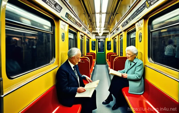 부다페스트 지하철 노선 - **Prompt 1: Historic M1 Line Journey**
    "A vibrant, richly detailed photograph inside a vintage M...